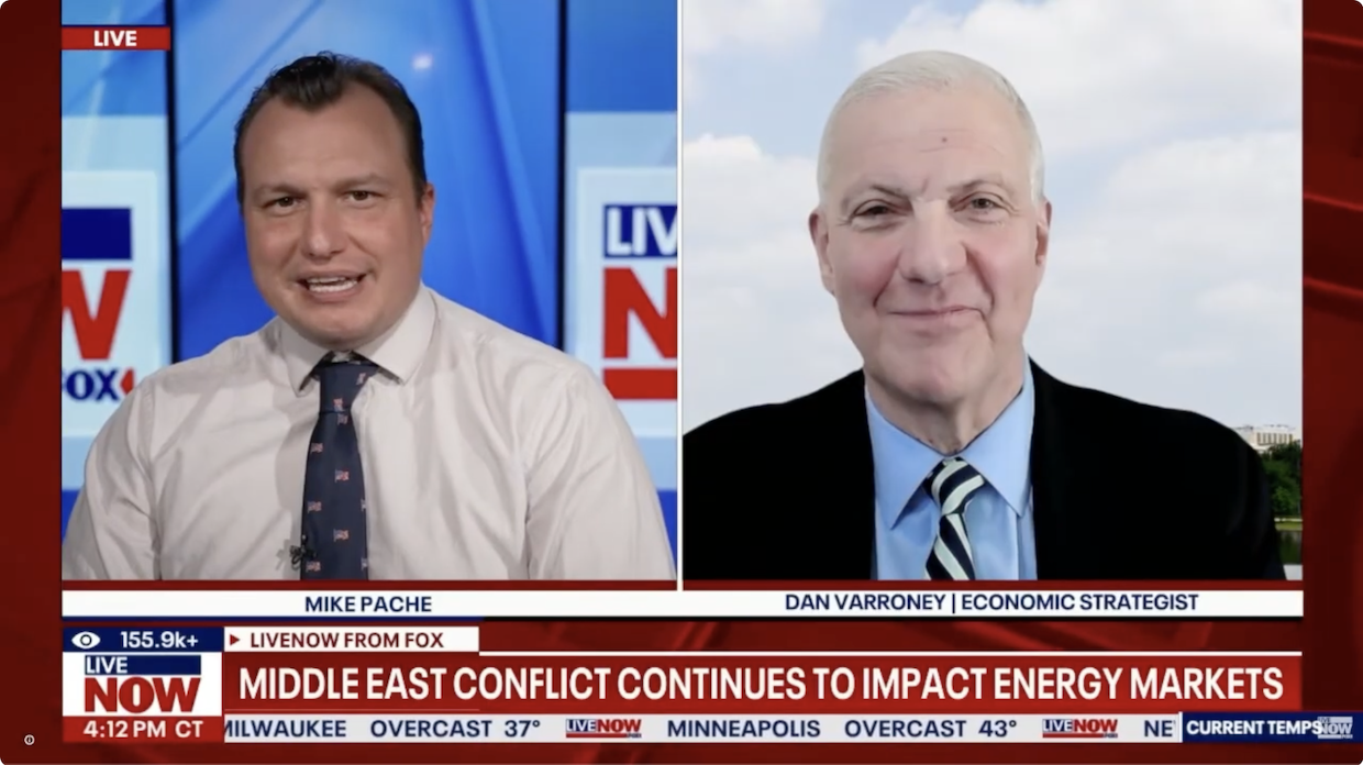 Dan Varroney on FOX LiveNow: Oil Prices Decline After Spiking to $120 Per Barrel